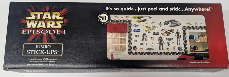 Star Wars Episode I Jumbo Stick-ups featuring iconic characters from Star Wars event