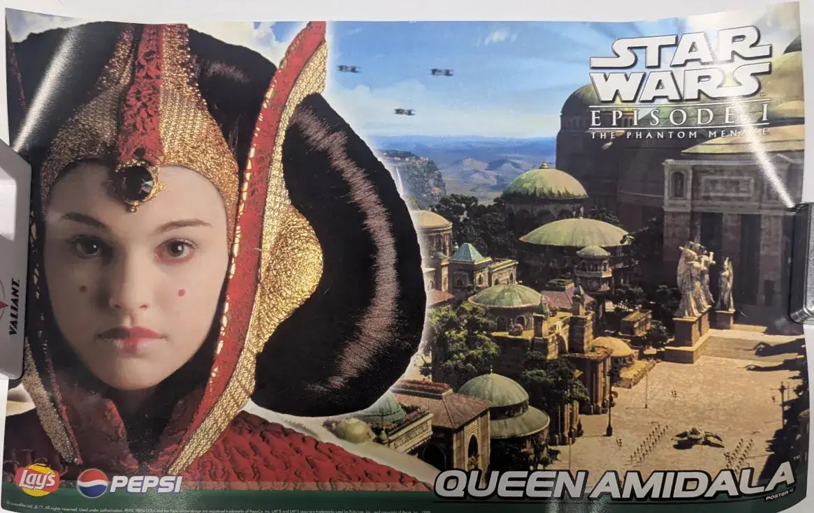 Queen Amidala Star Wars Episode poster from Star Wars promotional set