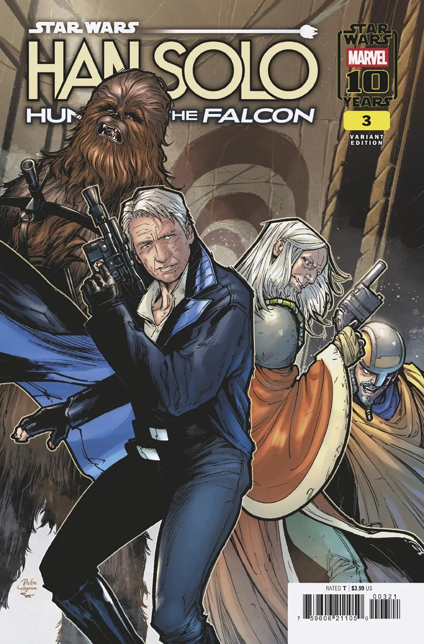 Star Wars: Han Solo Hunt For The Falcon #3 Rickie Yagawa Variant - Comics