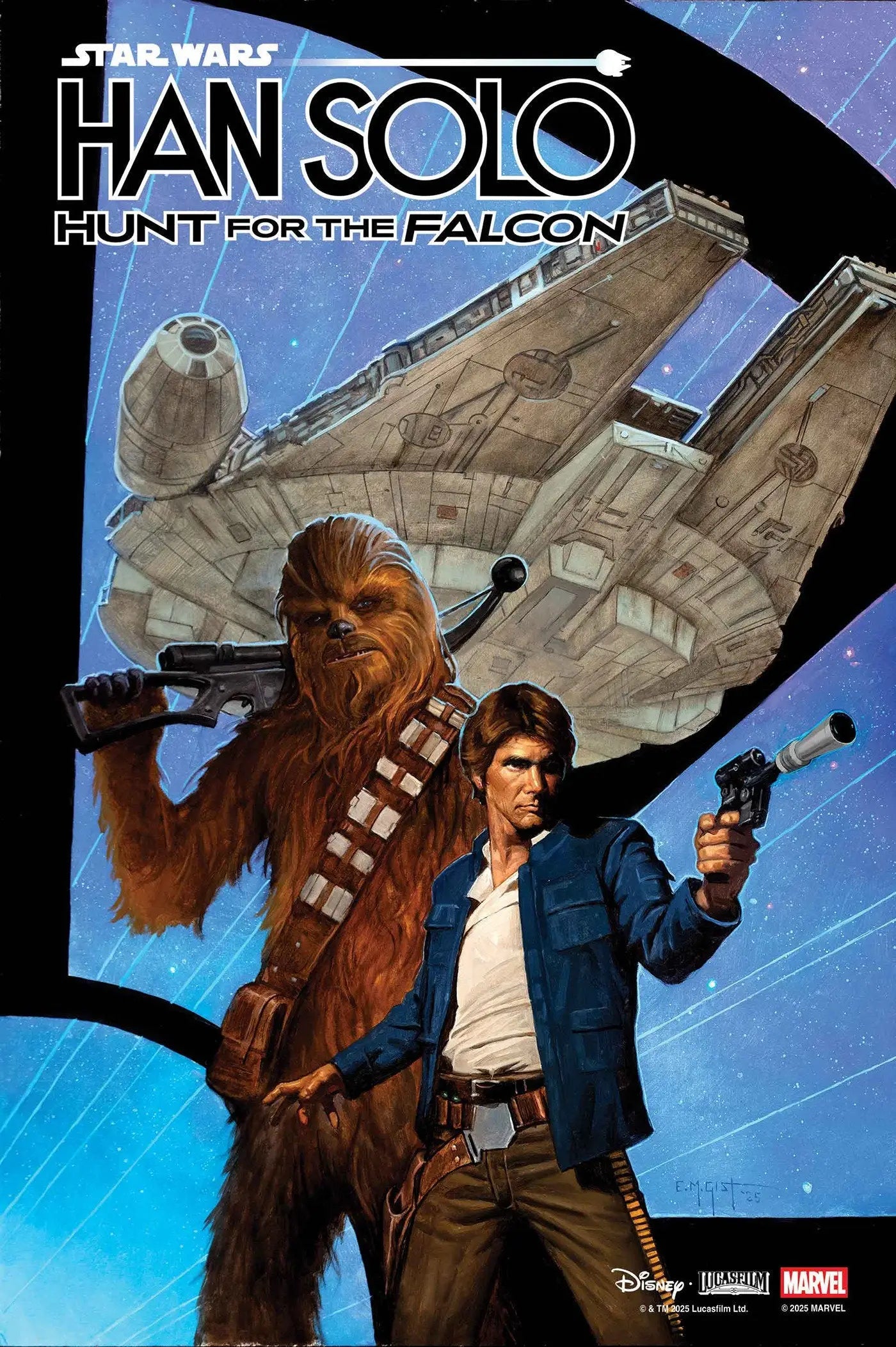 Star Wars: Han Solo Hunt For The Falcon #4 E.M. Gist Variant - Comic Book