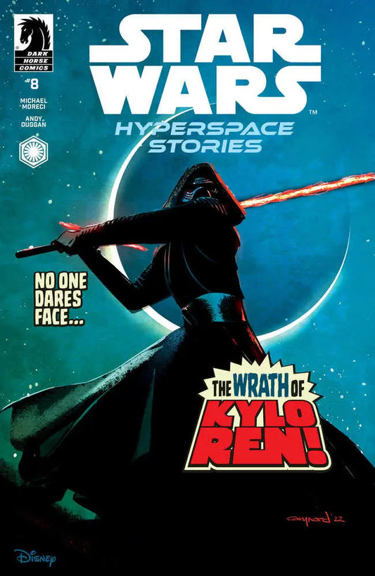 Star Wars: Hyperspace Stories #8 Cover B showcases a dark-robed figure with red lightsaber