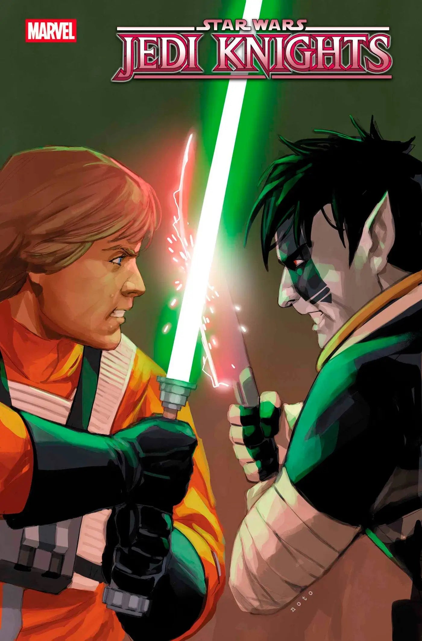 Star Wars Jedi Knights comic book illustrated by Phil Noto from the Star Wars Sneak Preview series