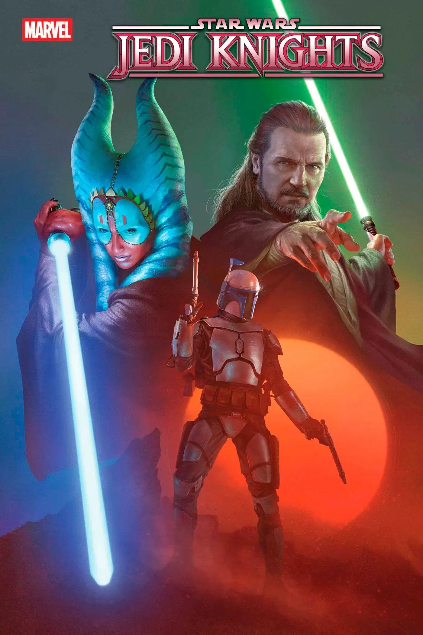 Star Wars Jedi Knights comic book cover from Star Wars Jedi series featuring Jedi Knights