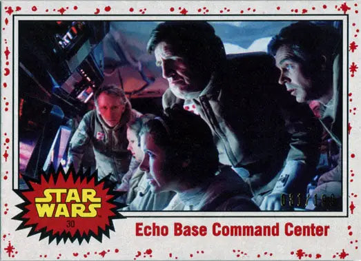 Star Wars Journey to Last Jedi Parallel Chase Card featuring Echo Base command scene