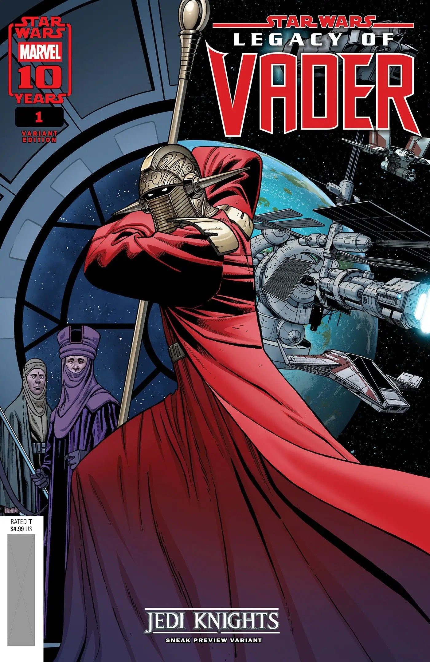Star Wars: Legacy Of Vader #1 Ramon Rosanas Jedi Knights Sneak Preview Variant - Comic Book