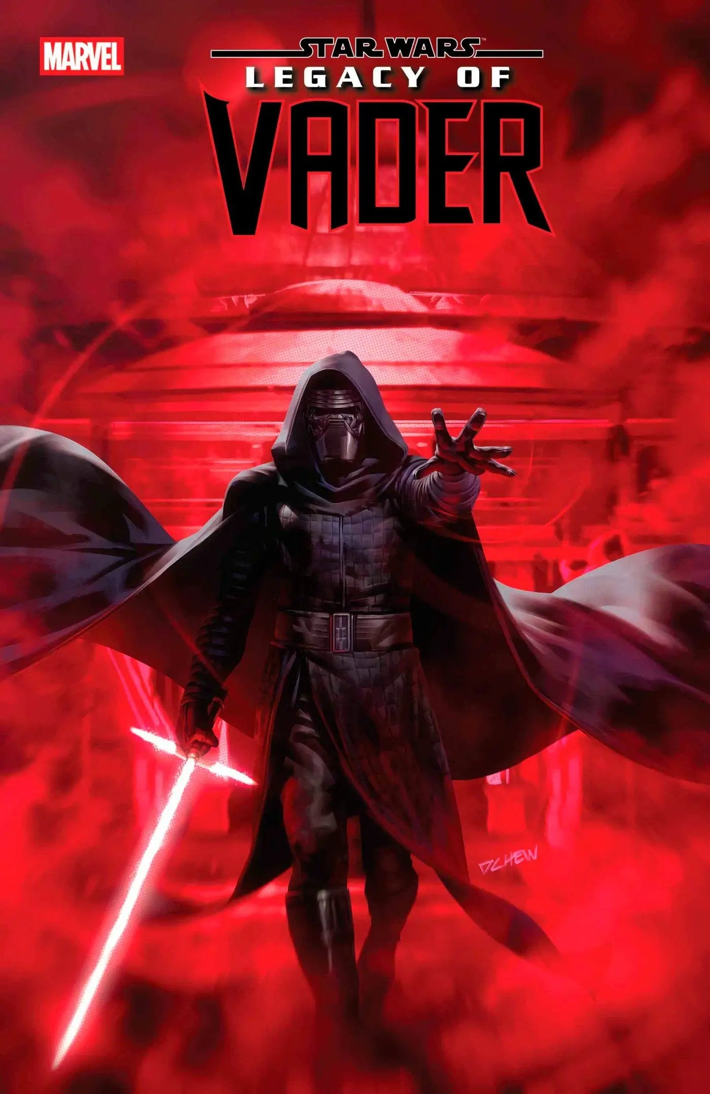 Star Wars Legacy comic book cover featuring Kylo Ren from Wars Legacy series