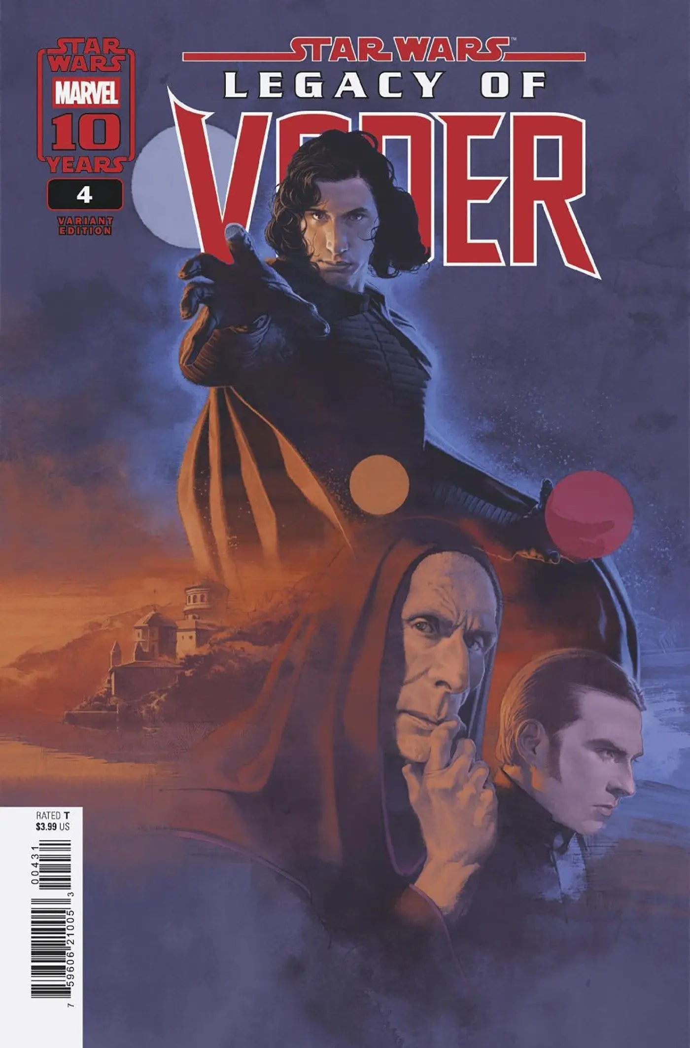 Star Wars Legacy of Vader #4 Marc Aspinall Variant comic book displayed front view