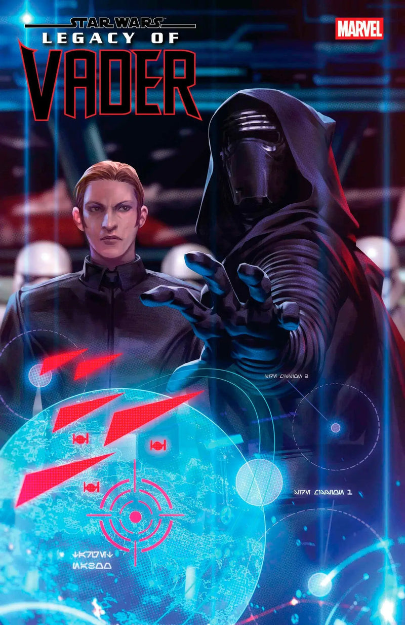 Star Wars Legacy Of Vader comic book cover featuring Kylo Ren from Star Wars