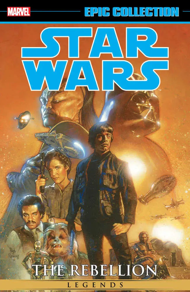 Star Wars Legends comic book cover featuring Lando Calrissian and Luke Skywalker