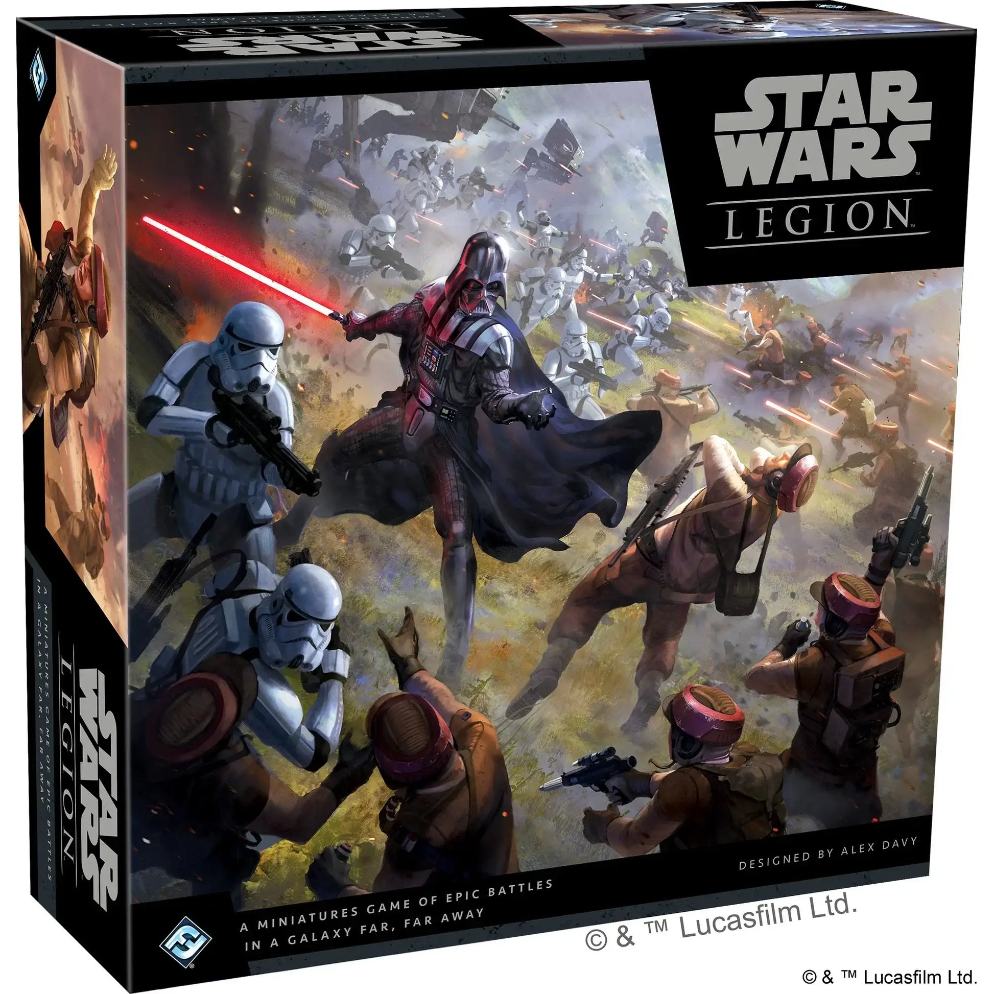 Star Wars Legion Core Set box for thrilling infantry battles in the Star Wars Legion game