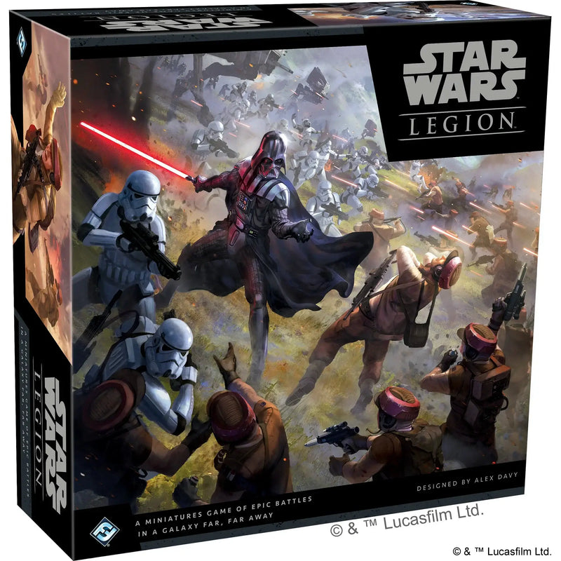 Star Wars Legion Core Set box for thrilling infantry battles in the Star Wars Legion game
