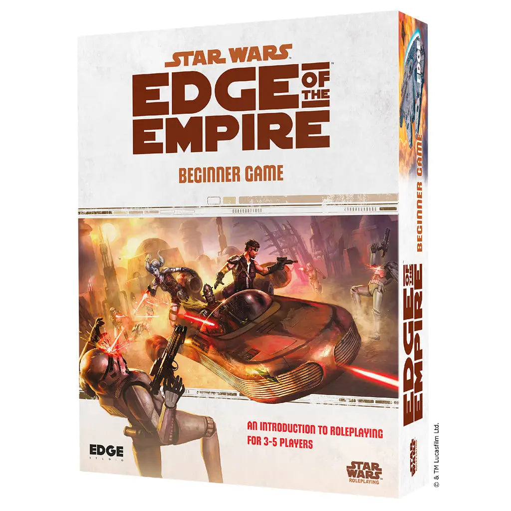 Star Wars Edge of the Empire Beginner Game box for Star Wars roleplaying game