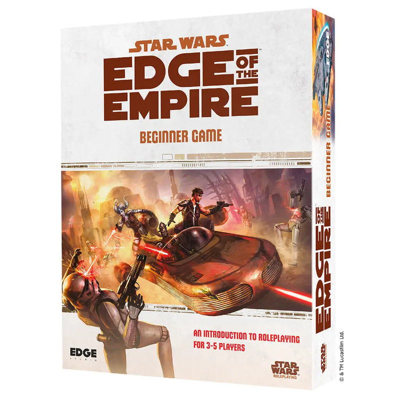 Star Wars Edge of the Empire Beginner Game box for Star Wars roleplaying game