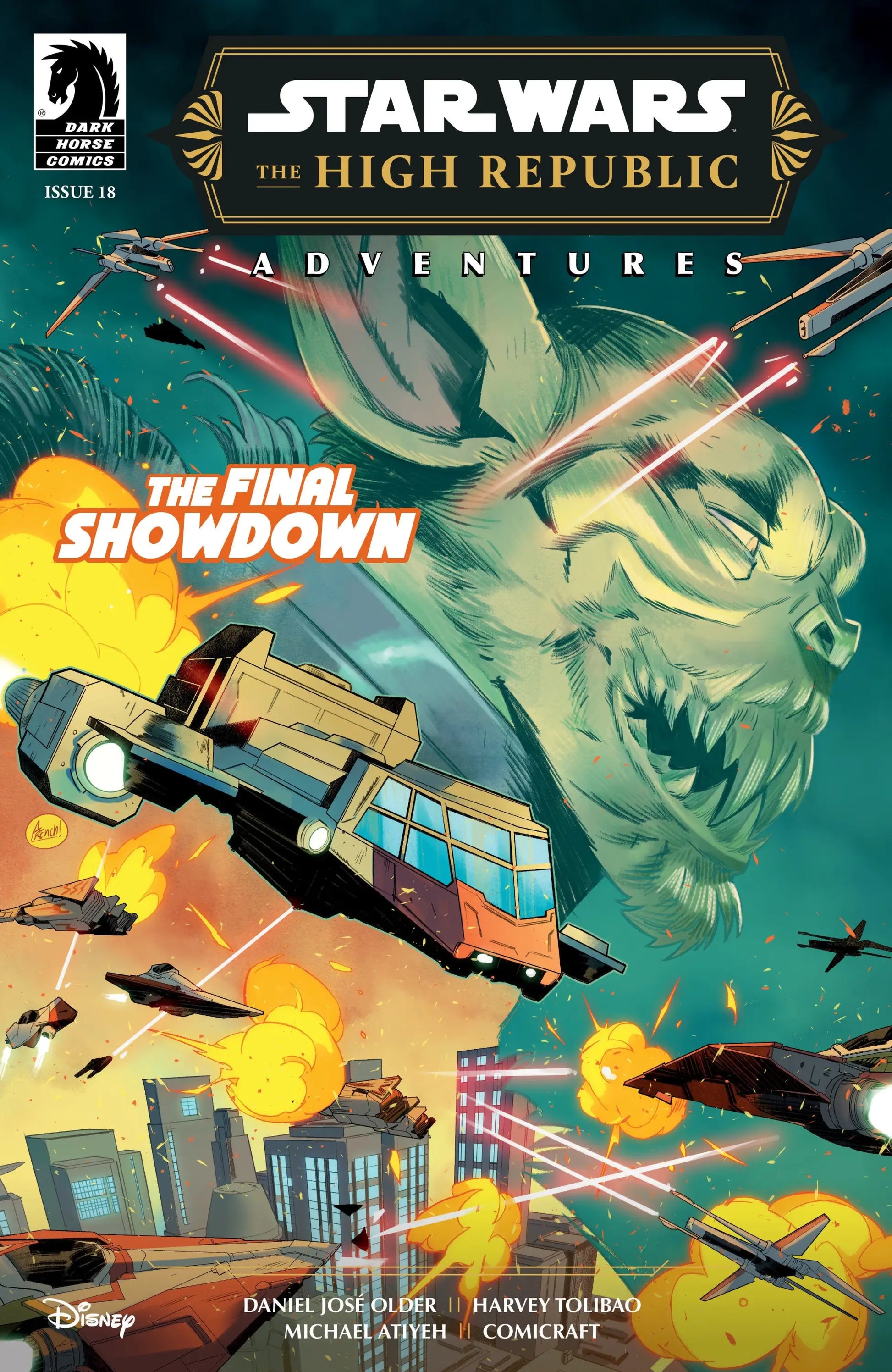 Star Wars High Republic Adventures comic book cover for Republic Adventures Phase III #18