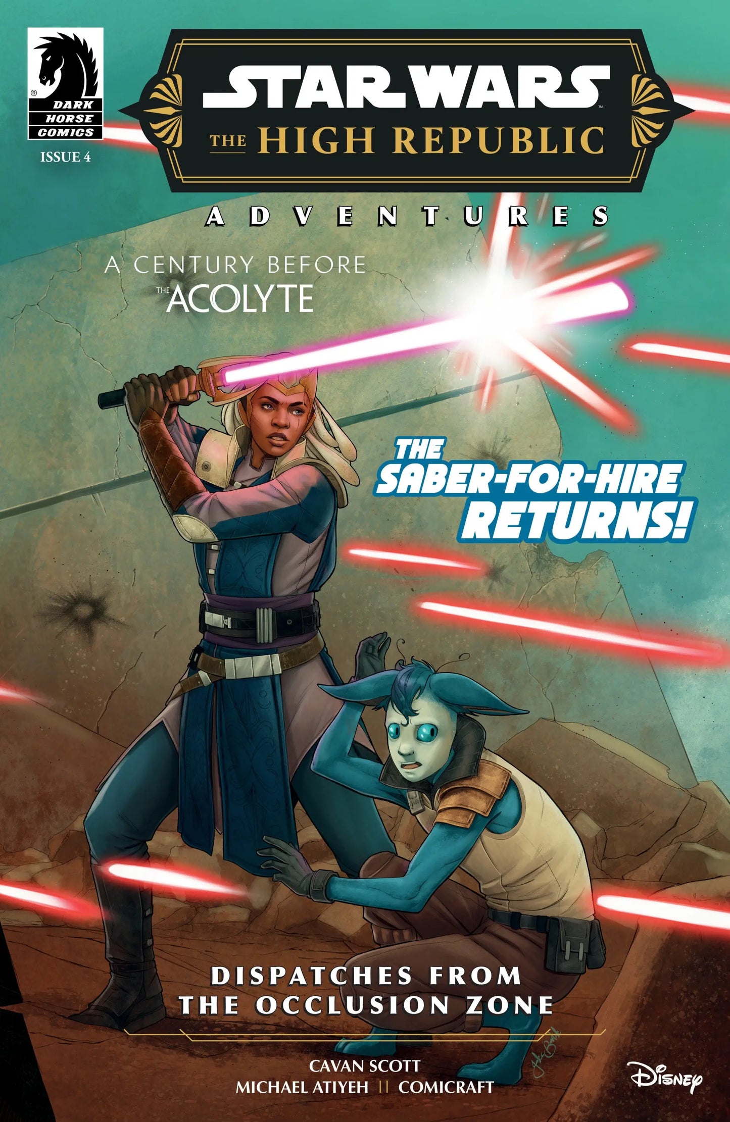Star Wars: The High Republic Adventures comic book cover by Jake Bartok, Phase III