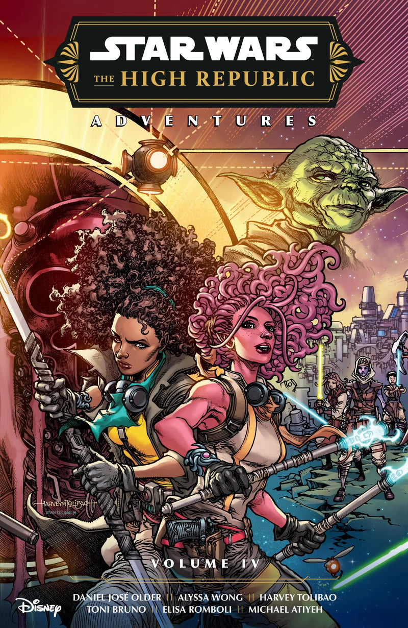Comic book cover for Star Wars The High Republic Adventures Volume IV showcasing high republic adventures