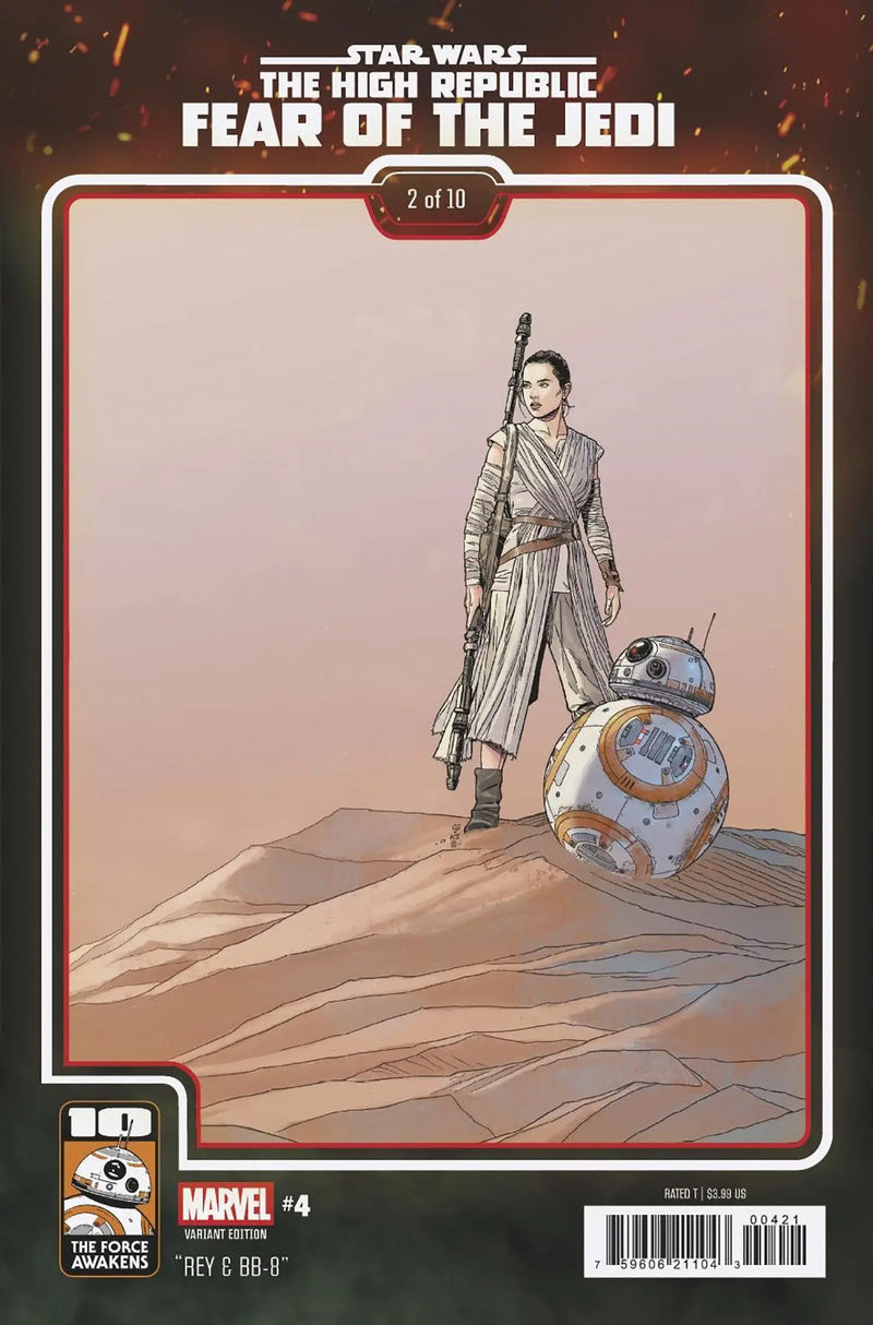 Comic book cover for Star Wars High Republic Fear of the Jedi #4 variant