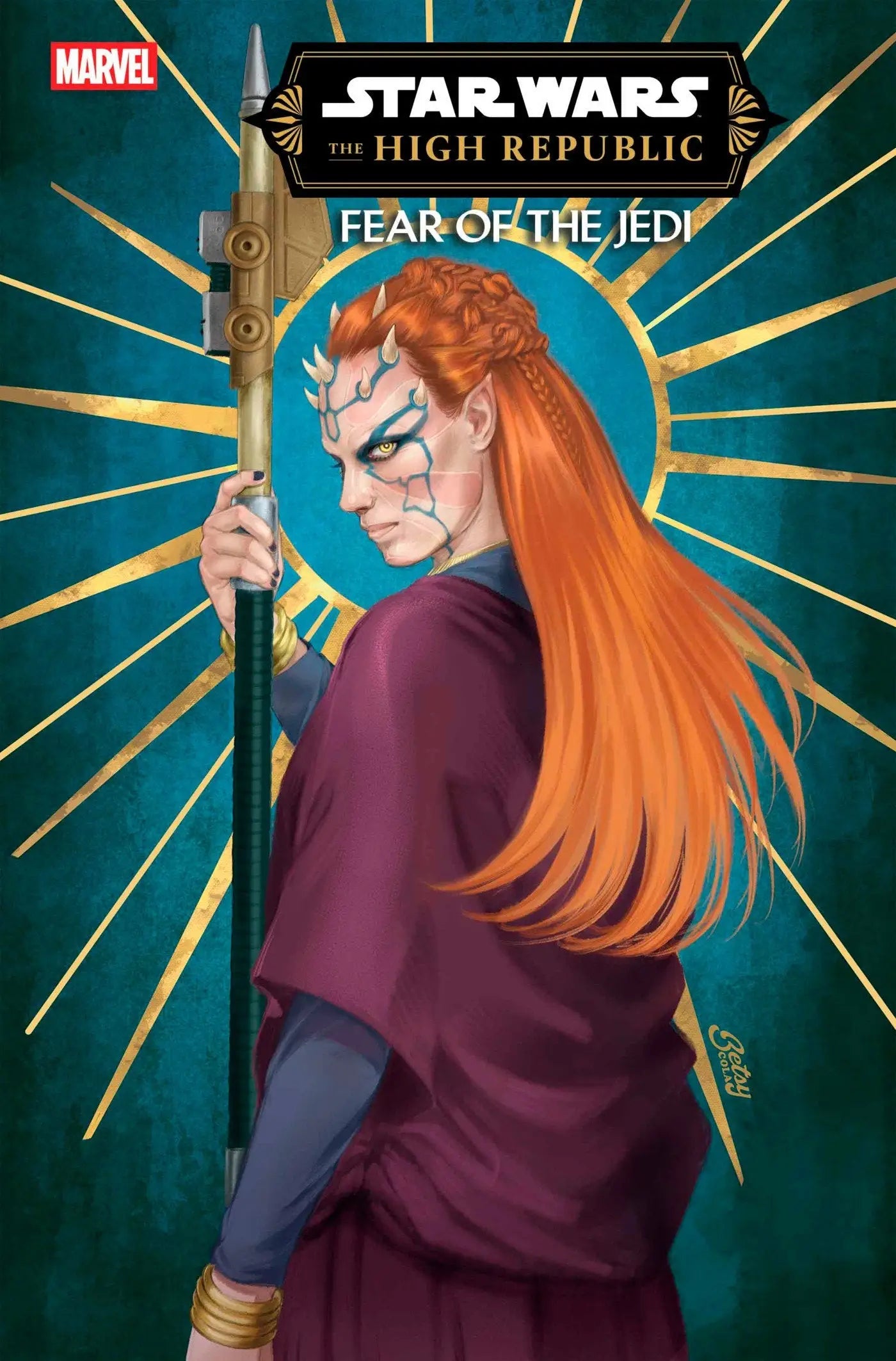 Star Wars High Republic Fear Of The Jedi Comic Book Cover Betsy Cola Variant