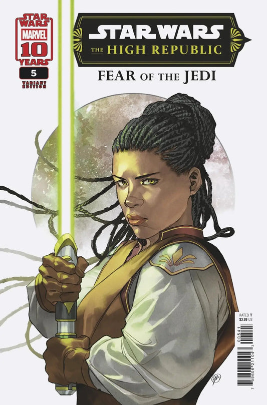 Star Wars High Republic Fear comic book cover featuring Yasmine Putri variant art
