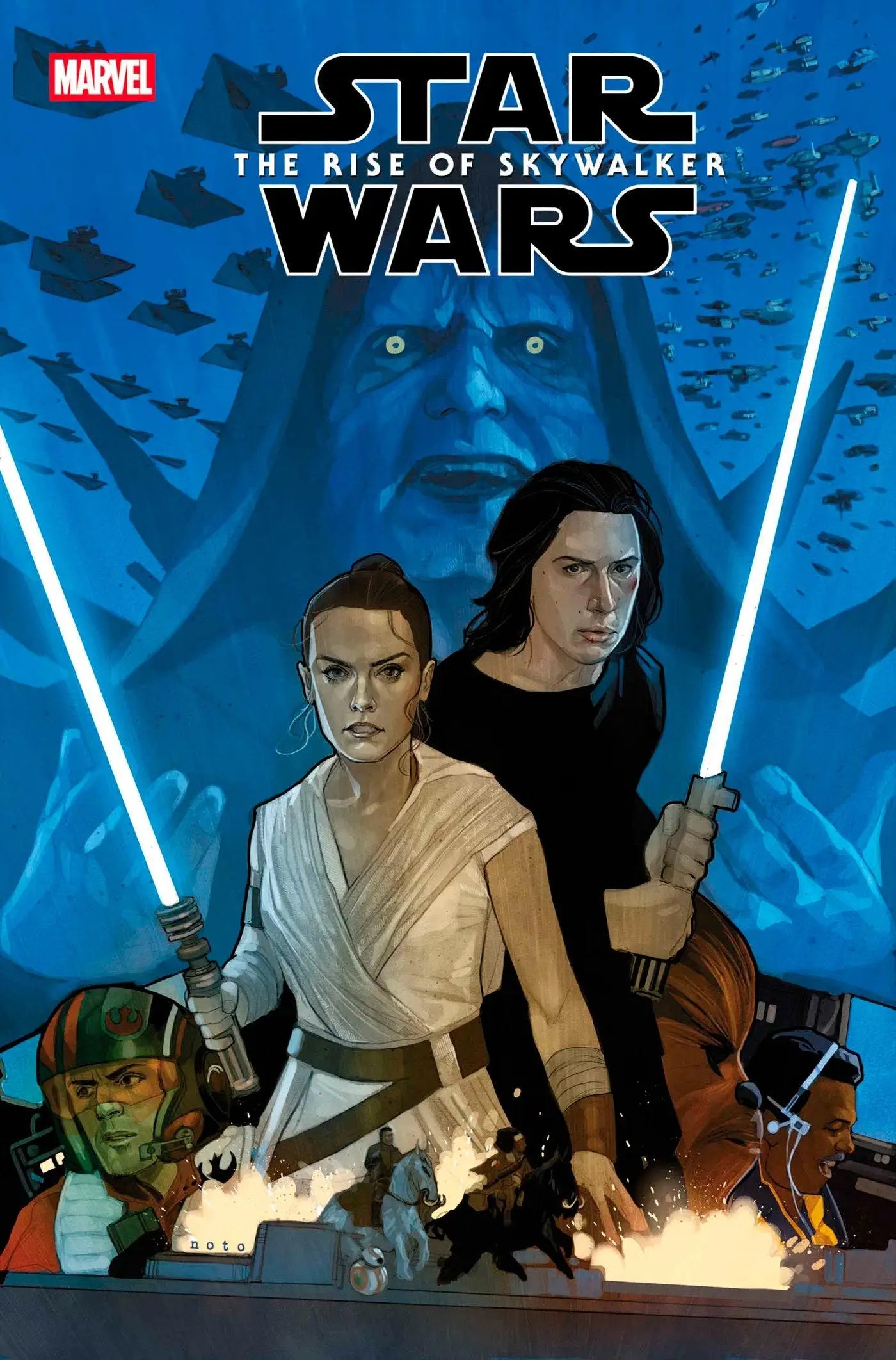 Star Wars Skywalker adaptation comic book cover for Star Wars The Rise Of Skywalker #5