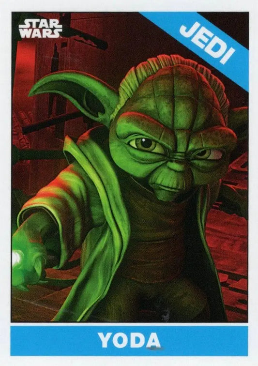 Star Wars Throwback Thursday 2023 Card #107 Yoda 1966 Topps Baseball - Star Wars Card Single