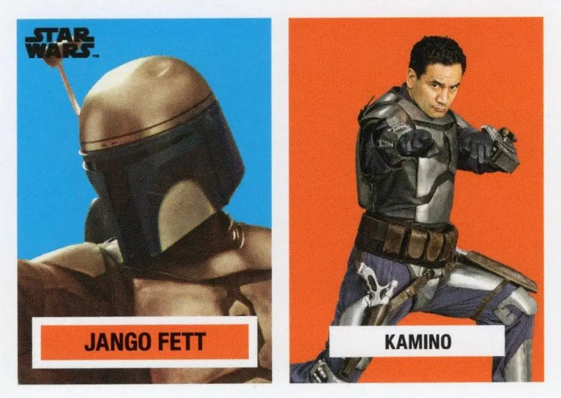 Star Wars Throwback Thursday 2023 Card #114 Jango Fett 1957 Topps Football - Non-Sport Single