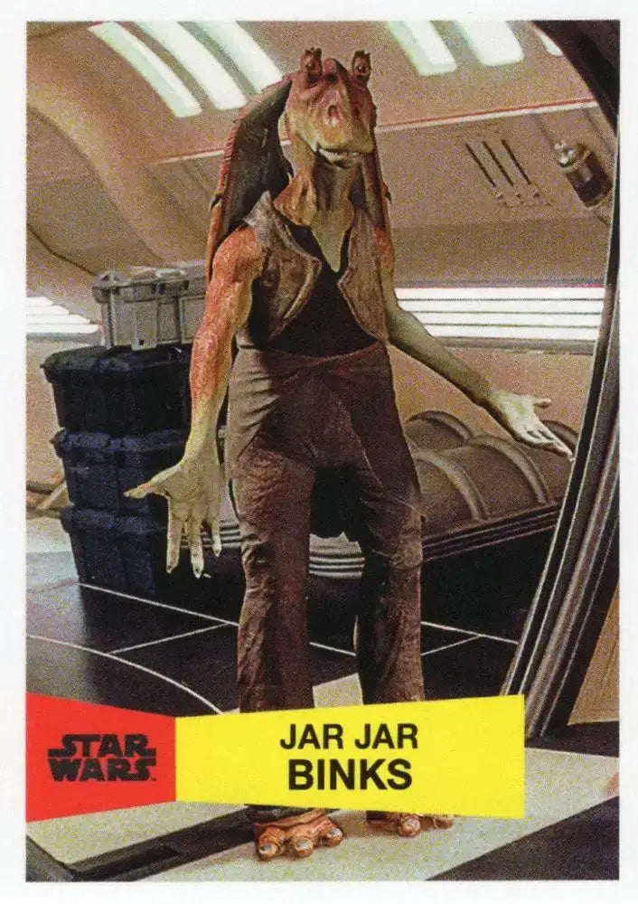 Star Wars Throwback Thursday 2023 Card #128 Jar Jar Binks 1957-58 Topps Basketball - Non-Sports Card Single