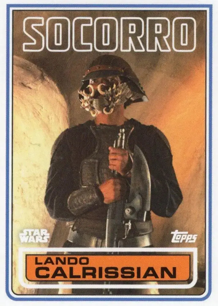 Star Wars Throwback Thursday 2023 Card #135 Lando Calrissian 1983 Topps Football - Football Card Single