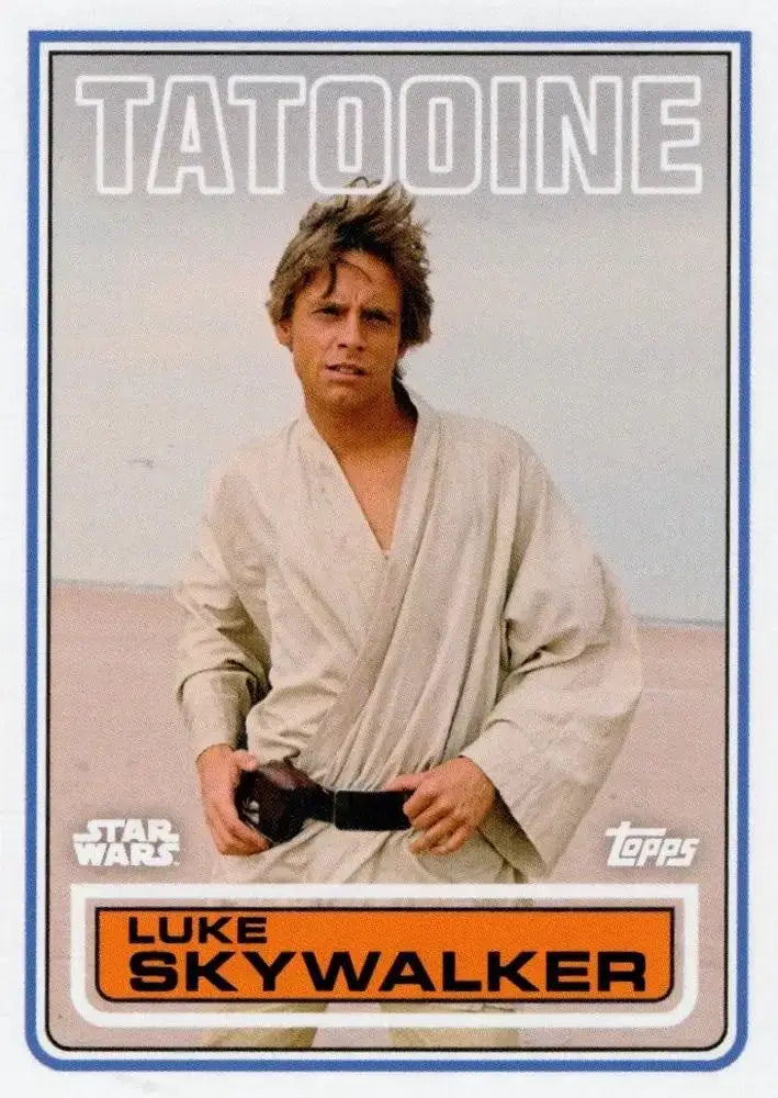 Star Wars Throwback Thursday 2023 Card #136 Luke Skywalker 1983 Topps Football - Non-Sports Card Single