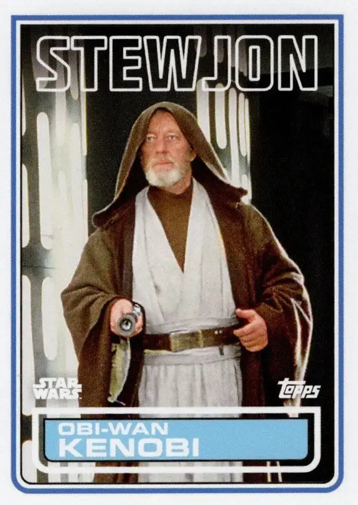 Star Wars Throwback Thursday 2023 Card #138 Obi-Wan Kenobi 1983 Topps Football - Football Card Single