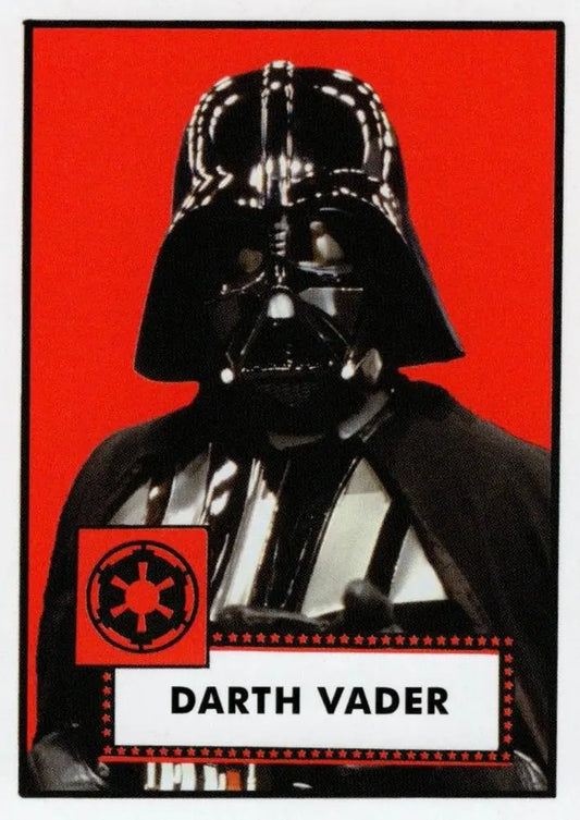Star Wars Throwback Thursday 2023 Card #2 Darth Vader 1952 Baseball - Star Wars Card Single