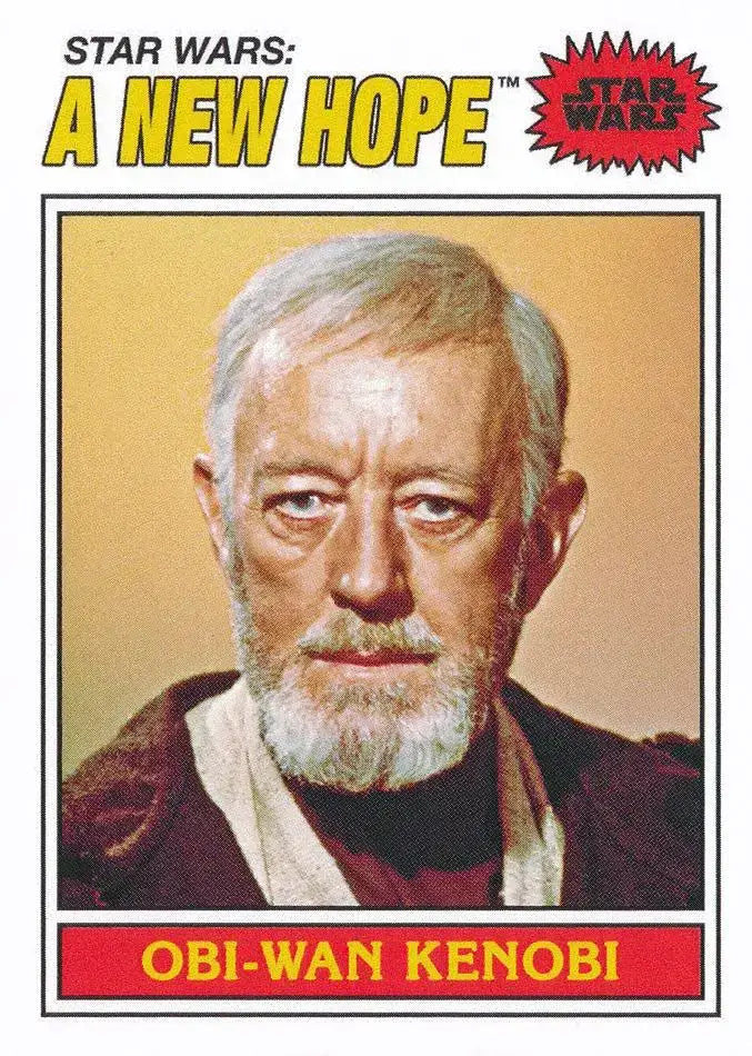 Star Wars Throwback Thursday 2023 Card #64 Obi-Wan Kenobi 1977 Topps Baseball - Baseball Card Single
