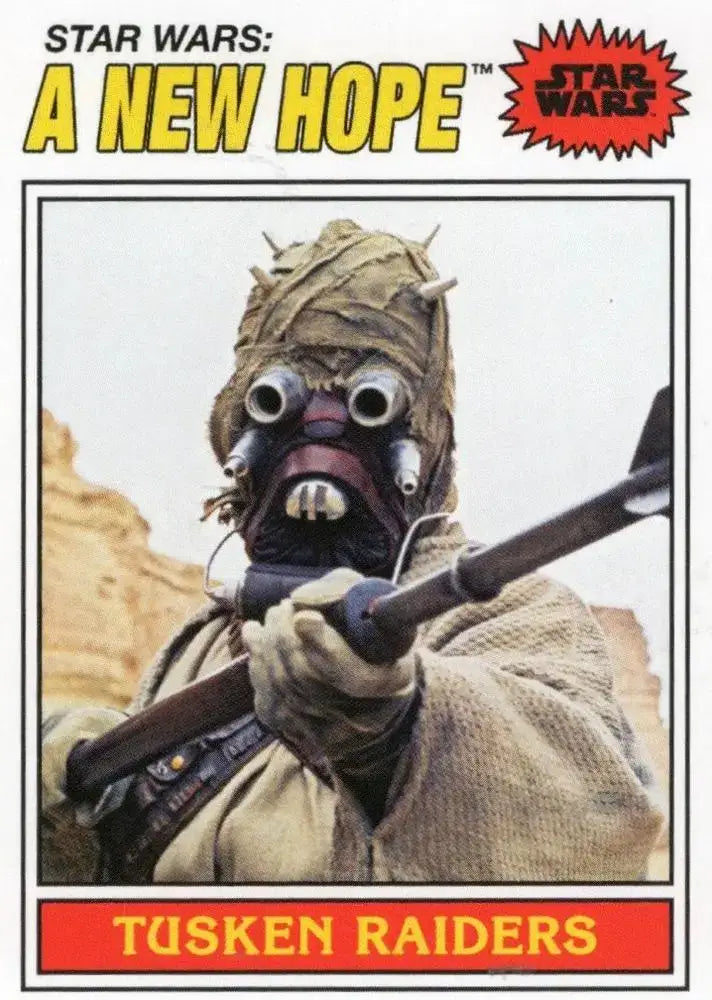 Star Wars Throwback Thursday 2023 Card #69 Tusken Raiders 1977 Topps Baseball - Non-Sports Card Single