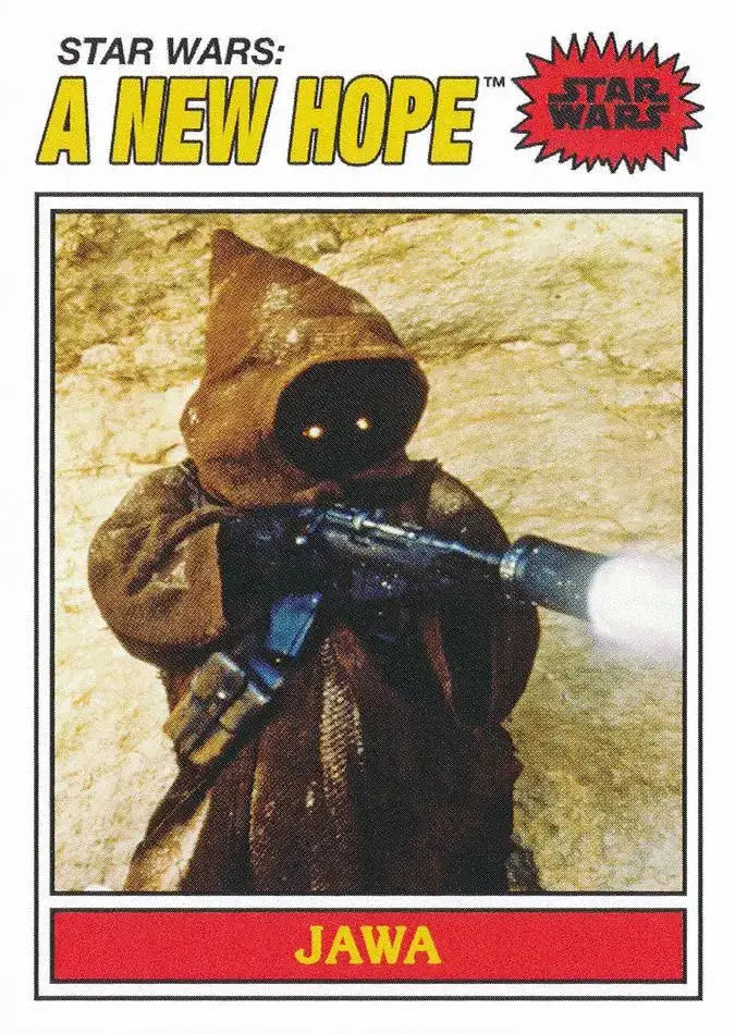 Star Wars Throwback Thursday 2023 Card #70 Jawa 1977 Topps Baseball - Baseball Card Single