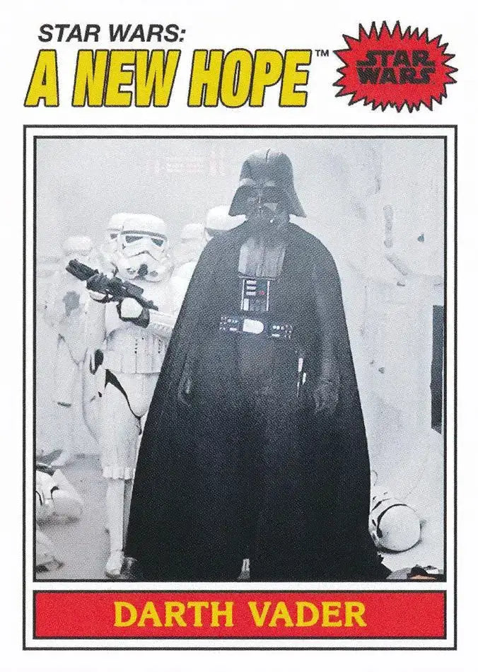 Star Wars Throwback Thursday 2023 Card #71 Darth Vader 1977 Topps Baseball - Non-Sports Card Single