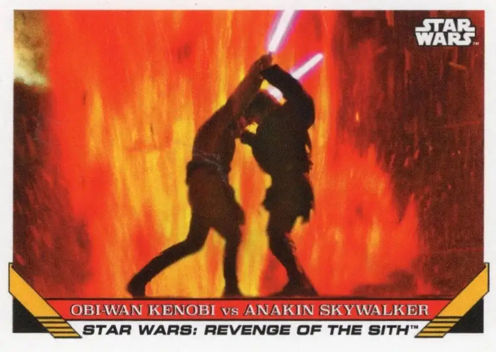 Star Wars Throwback Thursday 2023 Card #73 Anakin Skywalker vs Obi-Wan Kenobi - Non-Sports Card Single