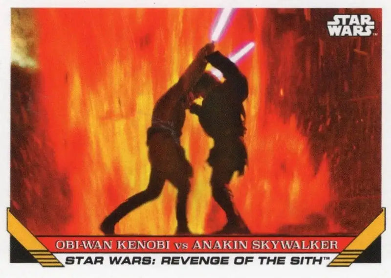 Star Wars Throwback Thursday 2023 Card #73 Anakin Skywalker vs Obi-Wan Kenobi - Non-Sports Card Single