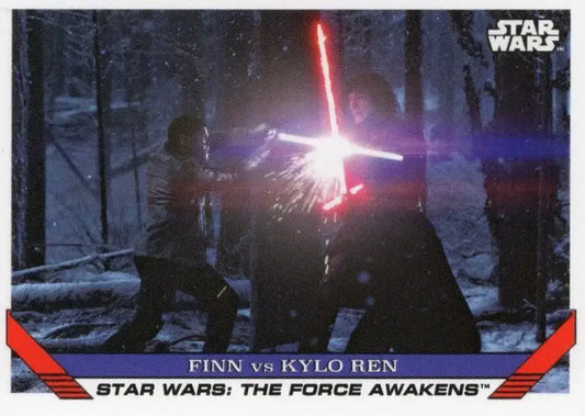 Star Wars Throwback Thursday 2023 Card #75 Finn vs Kylo Ren - Star Wars Card Single