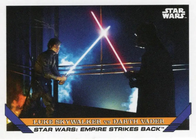 Star Wars Throwback Thursday 2023 Card #80 Luke Skywalker vs Darth Vader - Non-Sports Card Single