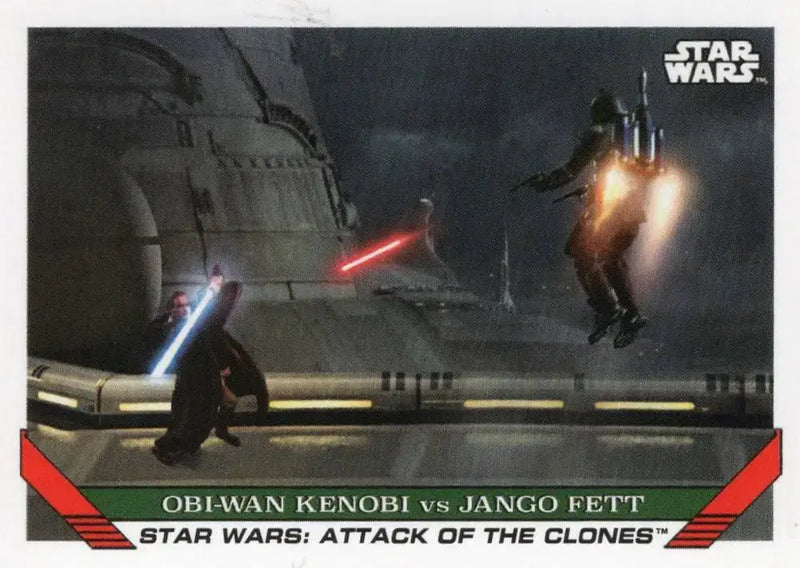 Star Wars Throwback Thursday 2023 Card #81 Obi-Wan Kenobi vs Jango Fett - Non-Sports Card Single