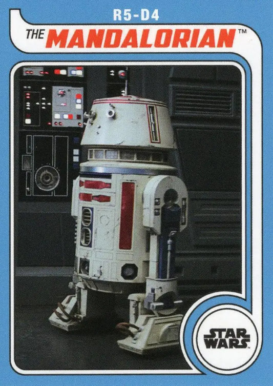 R5-D4 droid from Star Wars on Topps Hockey trading card #91, Throwback Thursday 2023