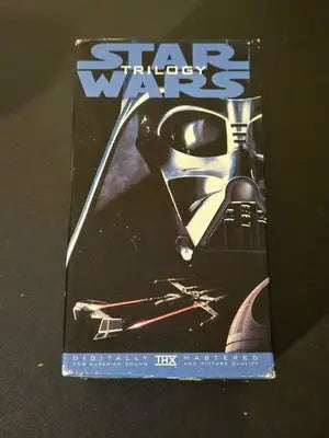 Star Wars Trilogy VHS Box Set THX Digitally Mastered Lucasfilm 3 Tapes UNTESTED - Entertainment Memorabilia