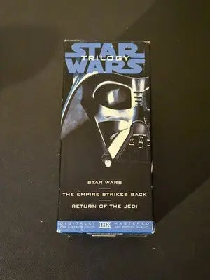 Star Wars Trilogy VHS Box Set THX Digitally Mastered Lucasfilm 3 Tapes UNTESTED - Entertainment Memorabilia