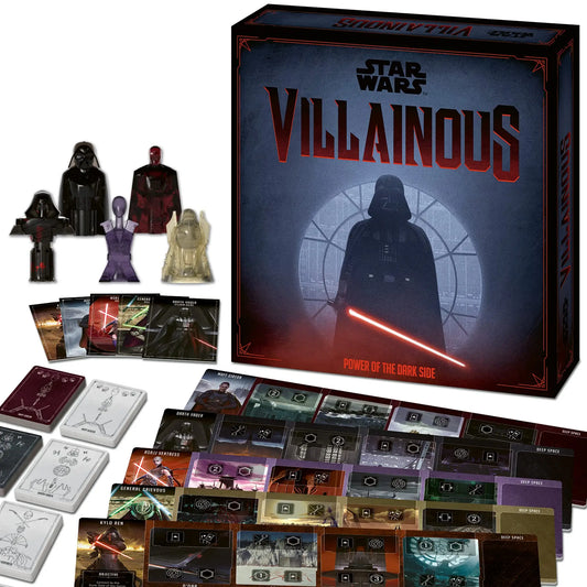 Star Wars Villainous board game showcasing unique abilities of iconic Star Wars villains