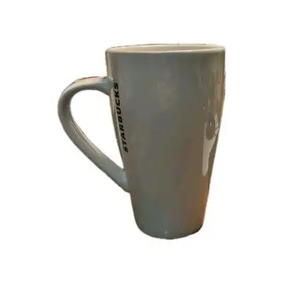 Starbucks White with a Black Mermaid Logo Tall Coffee Tea Mug 18oz 2014 - General Merchandise