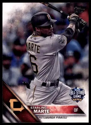 Starling Marte 2016 Topps Update #US166 Pittsburgh Pirates - Baseball Card Single