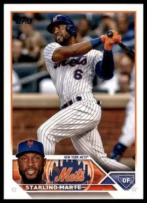Starling Marte 2023 Topps #199 New York Mets - Baseball Card Single