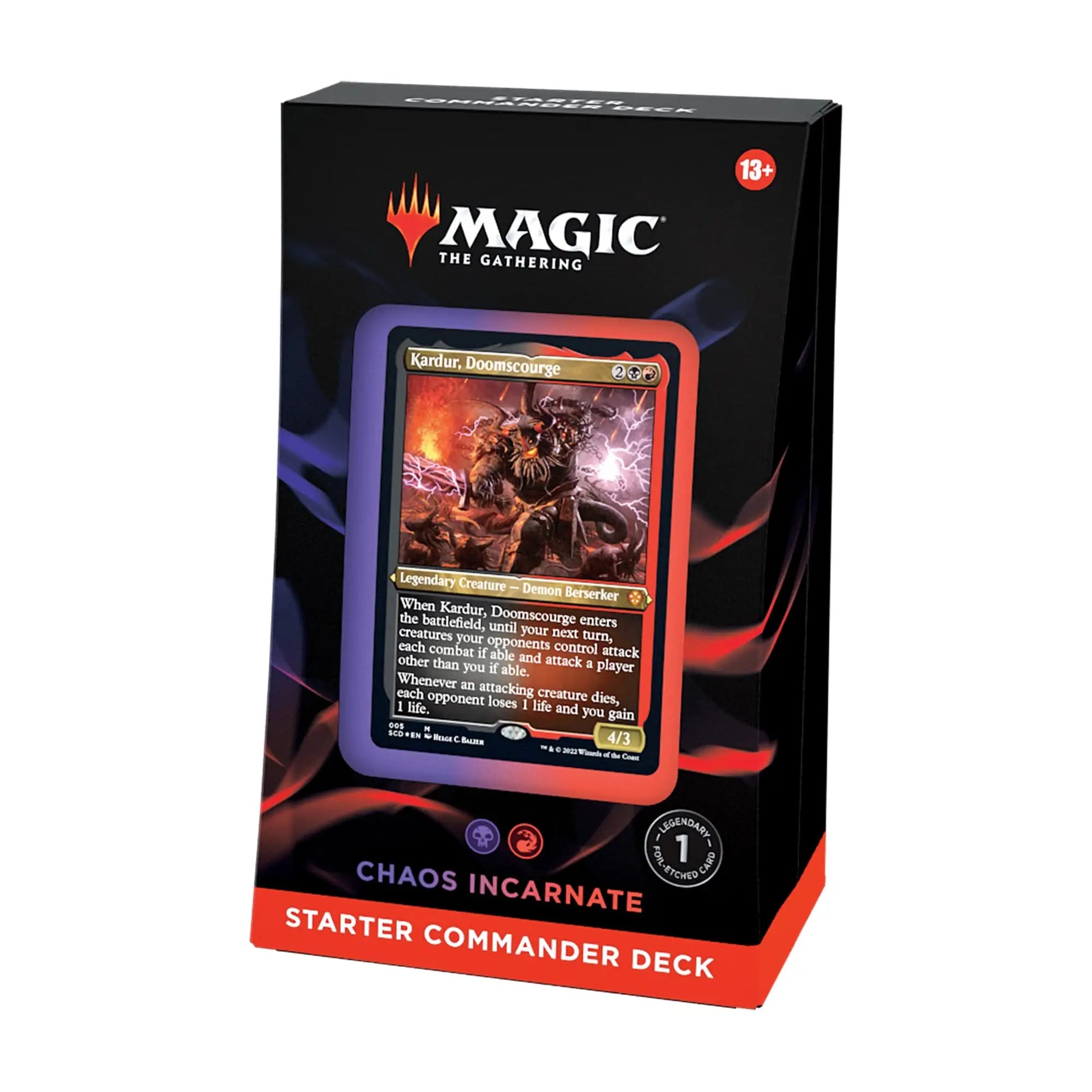 Starter Commander Deck (Chaos Incarnate) - Magic Card Box