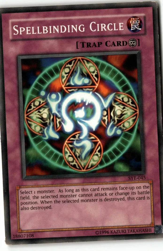 Starter Deck: Yugi Evolution #SYE-045 Spellbinding Circle - Yu-Gi-Oh! Card Single