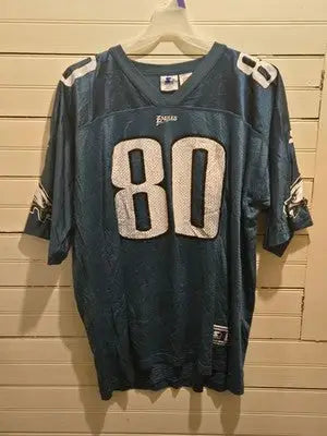 Starter NFL Jersey Mens 54 XXL Fryar 80 Philadelphia Eagles Teal Sewn Players - Apparel